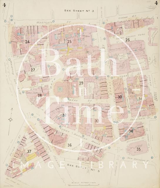 Page 4 Goad Insurance Map of Bath 1930