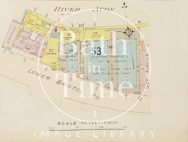 Page 7d Goad Insurance Map of Bath 1936