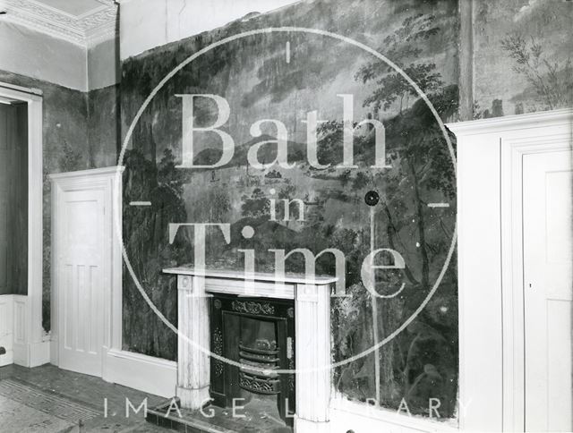 Wall mural, 39, Grosvenor Place, Bath c.1984