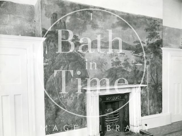 Wall mural, 39, Grosvenor Place, Bath c.1984