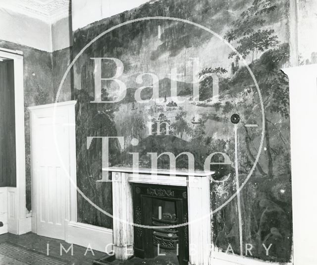 Wall mural, 39, Grosvenor Place, Bath c.1984