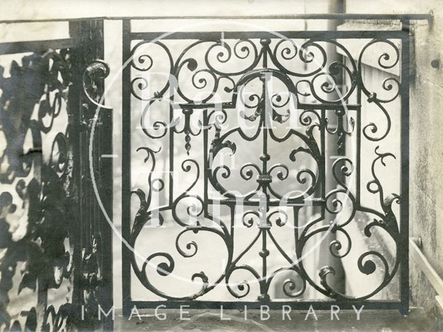 Balcony detail, 1, Lansdown Place West, Bath c.1903