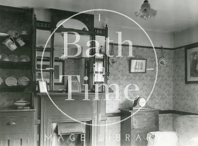 Slum interior, Southdown Housing Scheme, 45, Oriel Grove, Bath c.1950