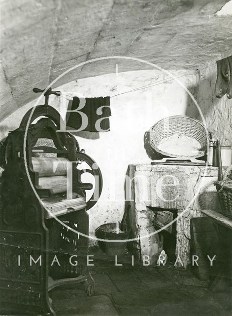 Slum interior, 12, Waterloo Buildings, Widcombe, Bath c.1950