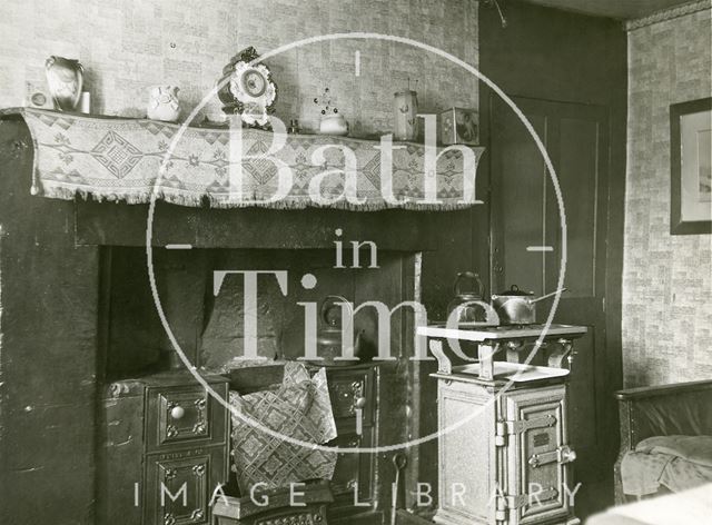 Slum interior, 2, Waterloo Buildings, Widcombe, Bath c.1950