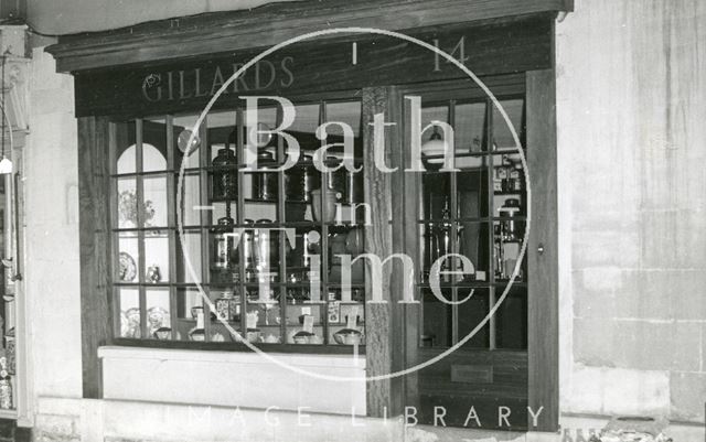 Gillards, tea and coffee merchants, 14, Broad Street, Bath 1969