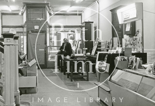 Green and Marsh, record and music shop, 2, Burton Street, Bath 1971