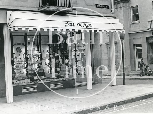 Glass Designs, 17, Barton Street, Bath 1986