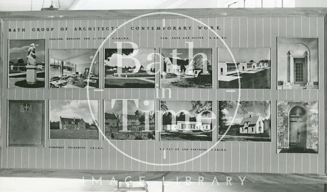 Bath Architecture Exhibition, The Octagon Chapel, Milsom Street, Bath 1951