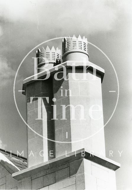 Chimneys of the Magistrates Court Complex, Bath 1989