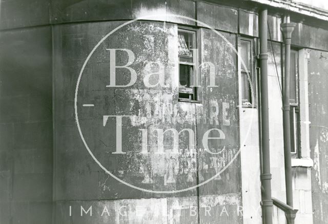 Shop sign, 6, Cleveland Terrace, London Road, Bath 1985