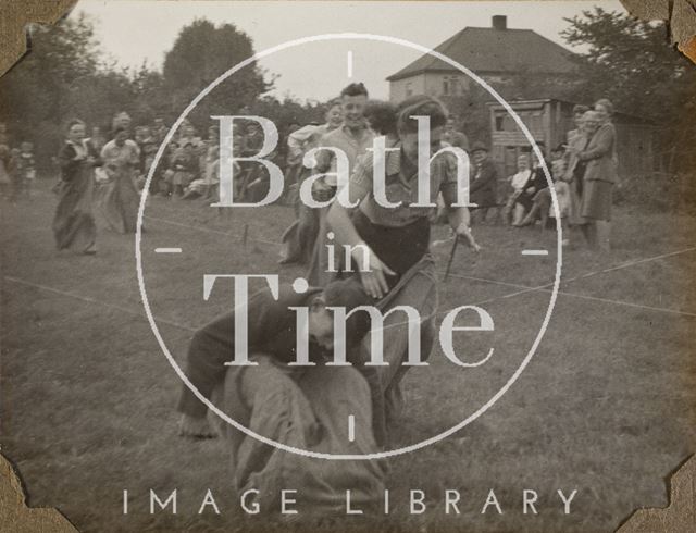 Toddlers race, Charlton Park, Keynsham, Somerset 1945