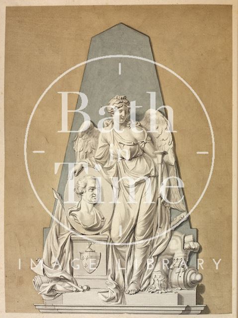 Memorial to Alexander Champion, Bath Abbey c.1793