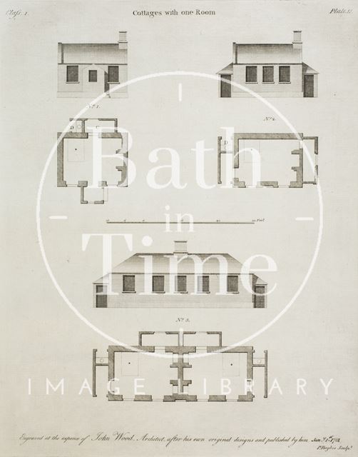 A Series of Plans for Cottages or Habitations of the Labourer by John Wood the younger 1781