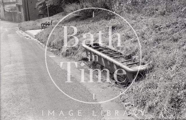 Horse trough, Lansdown Hill, Bath 1967