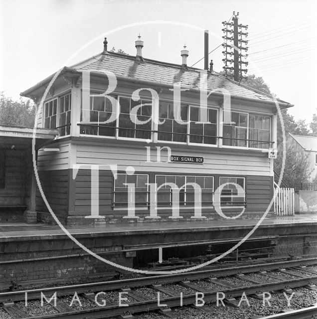 Box signal box, Wiltshire 1965