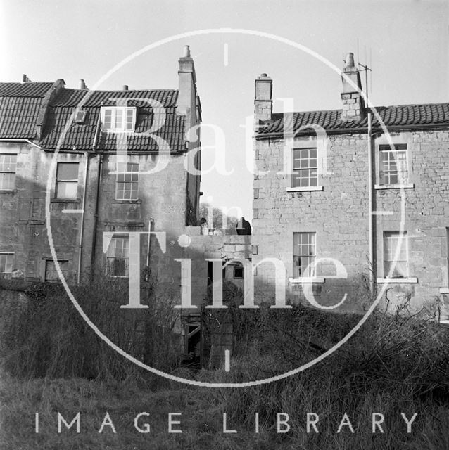 The rear of the entrance to the Southcot Baptist Burial Ground, Bath c.1970