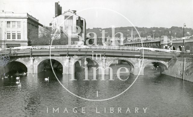 The Old Bridge, Bath c.1950