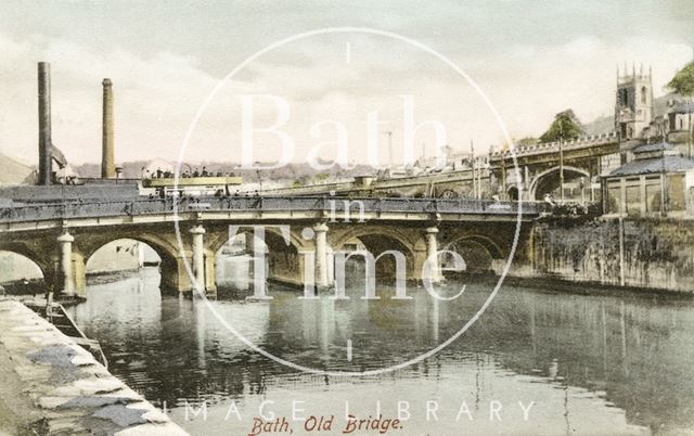 The Old Bridge, Bath 1904