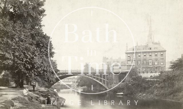 North Parade Bridge, Bath c.1876