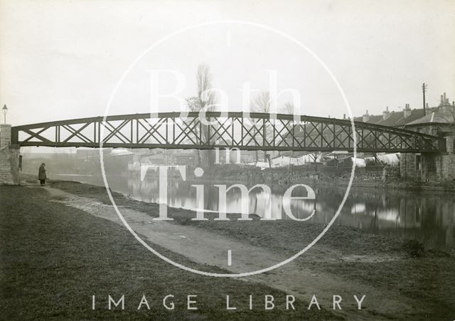 The Lower Weston footbridge, Bath c.1920