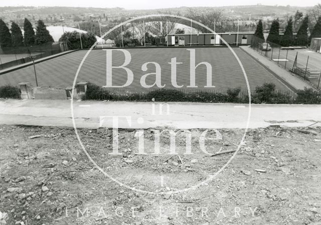 Bowling green and bowls pavilion, Royal Victoria Park, Bath 1992