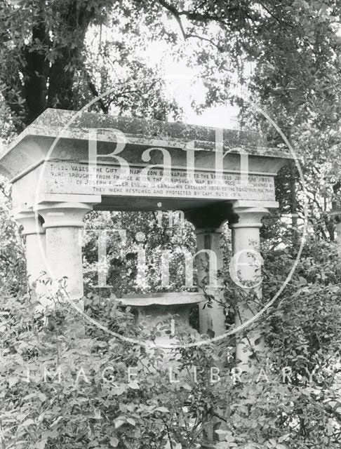 Empress Josephine's Vases, Royal Victoria Park, Bath c.1970