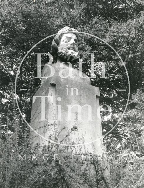 Jupiter Statue, Botanical Gardens, Royal Victoria Park, Bath c.1970