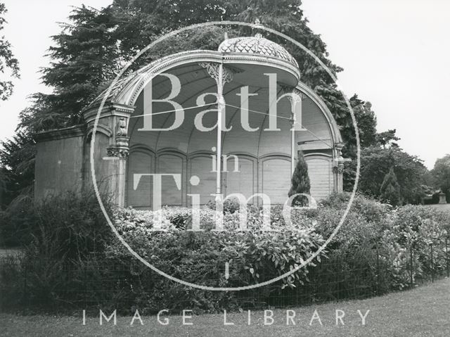 The bandstand, Royal Victoria Park, Bath 1972