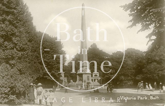 The obelisk, Victoria Park, Bath c.1910