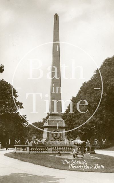 The Obelisk, Victoria Park, Bath c.1912