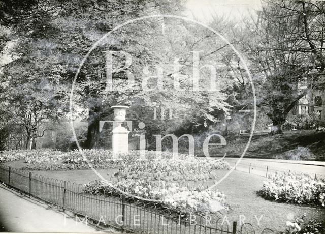 Tulip beds, Royal Victoria Park, Bath c.1950?