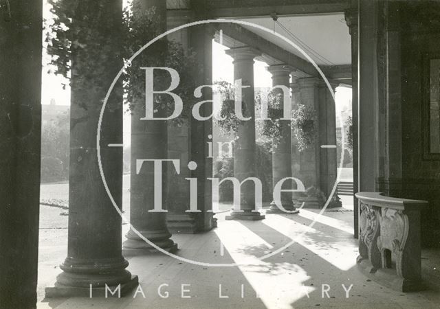 Colonnade, Parade Gardens, Bath c.1932