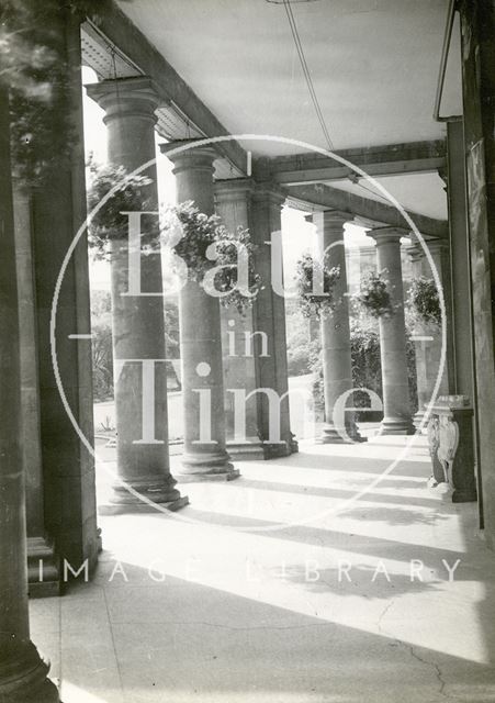 Colonnade, Parade Gardens, Bath c.1932