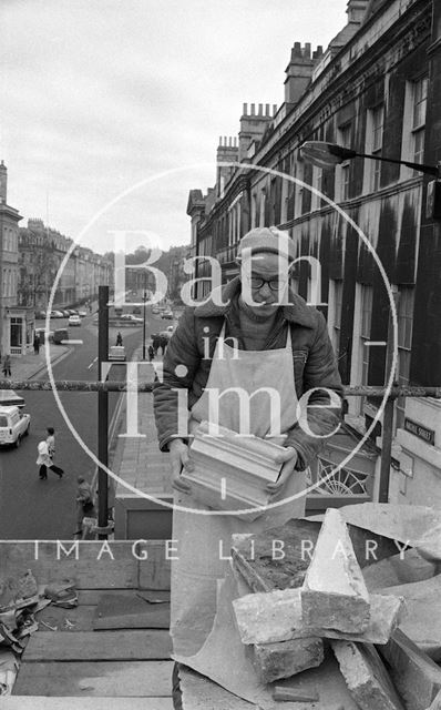 Restoration of Pulteney Bridge, Bath 1976