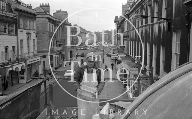 Restoration of Pulteney Bridge, Bath 1976