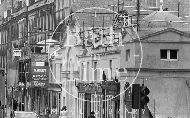 Restoration of Pulteney Bridge, Bath 1976