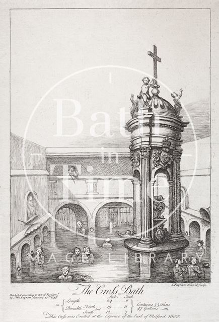 The Cross Bath, Bath 1738