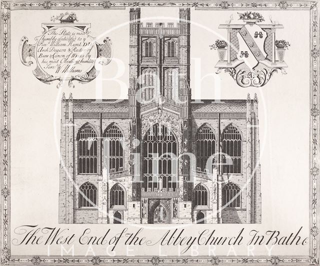 The West End of the Abbey Church in Bath c.1730?