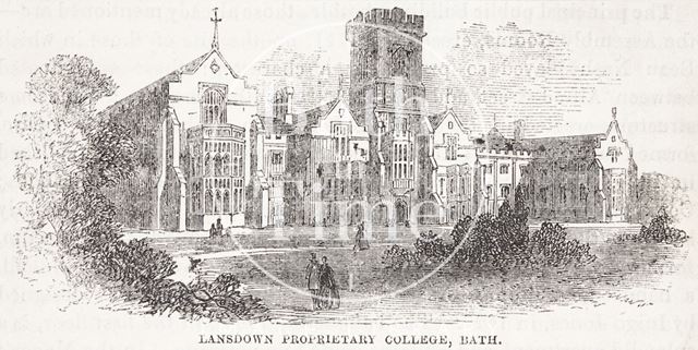 Lansdown Proprietary College, Bath 1860