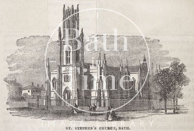 St. Stephen's Church, Bath 1860