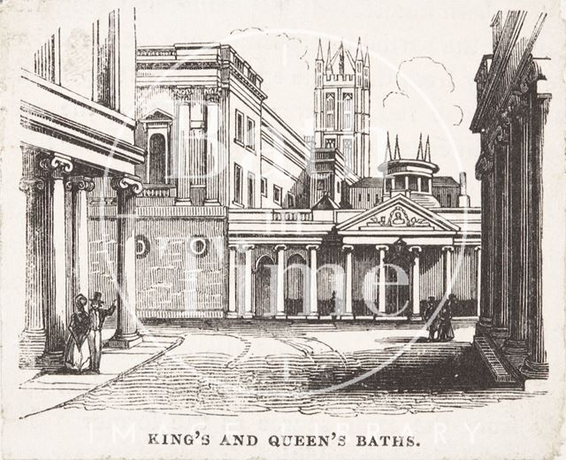 King's and Queen's Baths, Bath 1843