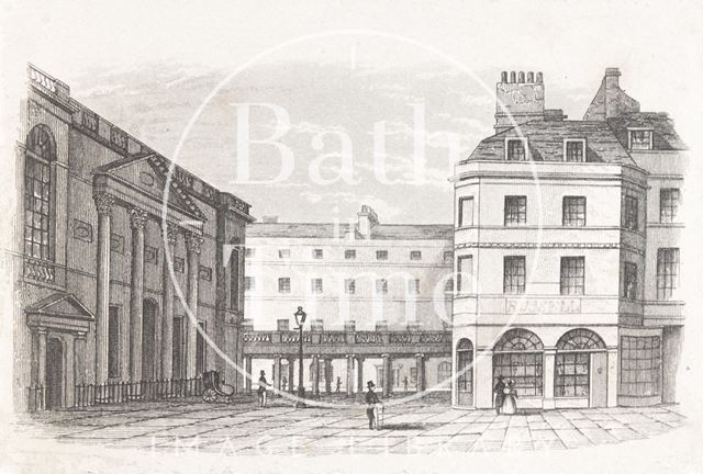 Pump Room and Colonnade, Bath c.1840?