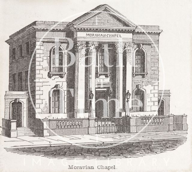 Moravian Chapel, Charlotte Street, Bath 1850