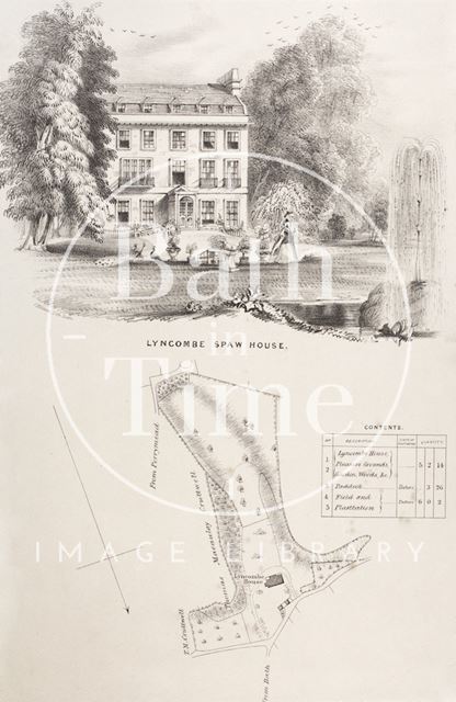 Lyncombe Spaw House, Bath c.1845?