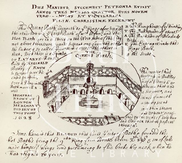 The Queen's Bath, Bath c.1684