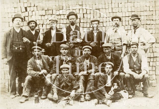 Workers of the Moorland Brick and Tile Works, Bath c.1900