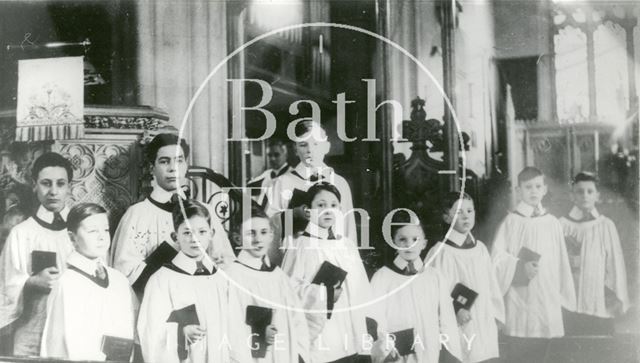 Choir, All Saints' Church, Weston, Bath c.1950?