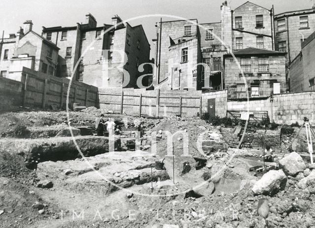 Roman excavations, Walcot Street, Bath 1992