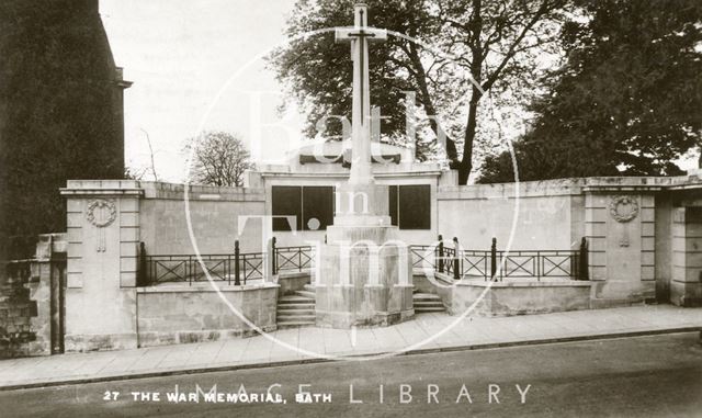 War memorial, Royal Victoria Park, Bath 1931